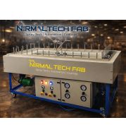 MSF Global Base Coating Line UV Metalizing – Pre-Metallizing UV Base Coat Spray Conveyor Line, Clean Room Compatible, SS304 Booth, Iwata Guns for Plastic/Glass Perfume Bottles Prep 